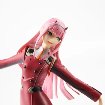 20cm anime DARLING į FRANXX NULIS DU graži mergina veiksmų skaičius, modelis puikus žaislas NULIS DU kolekcijos paveikslas dovanų