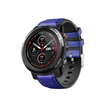 22MM Oda + Silikono Pakeisti Dirželį Huami Amazfit Stratos 3 Xiaomi Huami Amazfit Stratos 3 Smart Watch Priedai