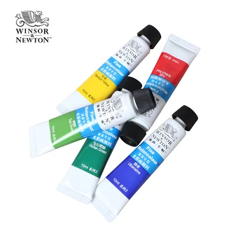 24 Spalvų Winsor Newton Akvarelės Dažų Rinkinys, Vandens Spalvos Dažų Medžiaga Tekstilės Pigmento Piešimo, Tapybos Menininko Acuarelas