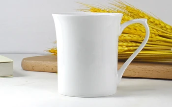 250ML, paprasto balto kaulų kinija stiklinės, dizaino, kūrybos elegent keramikos arbatos puodeliai, puiki dovana porceliano kavos puodelis taza