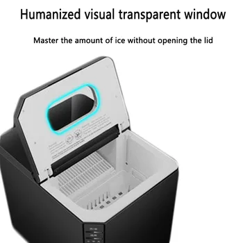 25KG maži ledo mašina komercinės arbatos parduotuvę, baras, stalo juostoje KTV mechaninė namų turas ice cube maker