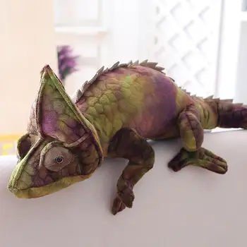 28 Colių Imituojamas Chameleonas Lėlės Modelio Pliušinis Įdaryti Žaislas Kambario Dekoro Dovana