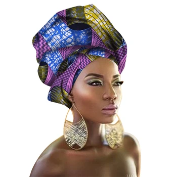 29Color Afrikos Suknelės Moterims Lankelis Spausdinti Šalikas Turtingas heidi bazin Nigerijos Headtie Afrikos Drabužių Dashiki Kostiumai 50*180CM