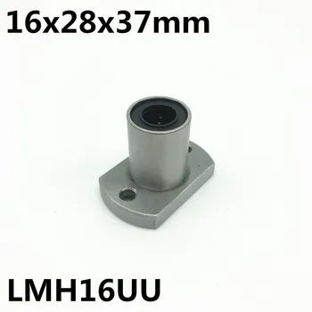 2vnt LMH16UU 16mm flanšas linijinis guolis LMH16 16x28x37 mm