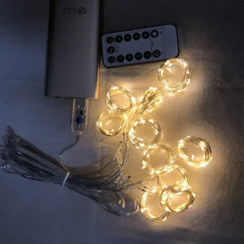 3*3/6*3 Vario Viela, LED Užuolaidų Žibintai Su Nuotolinio Kalėdinė Dekoracija LED Lango Šviesos Vandeniui Žvaigždėtą Firefly Pasakos Žibintai