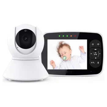 3.5 colių Aukštos Rezoliucijos Kūdikio stebėjimo Infraraudonųjų spindulių Naktinio Matymo Belaidžio Video Baby Monitor su Nuotolinio valdymo vaizdo Kamera Pan-Tilt-Zoom Lopšinė