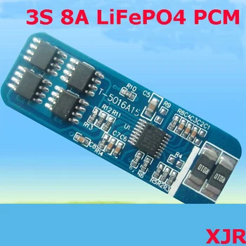 3 8A 10.8 V LiFePO4 BMS/PCM/PCB baterijos apsauga apygardos valdyba 3 pakuotės 18650 Baterija Ląstelių