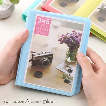 32 Kišenės fotoalbumą Albumą Fuji Fujifilm Momentinių Polaroid Fotoaparatą 300/200/210/100/500AF Plėvelė, Foto Popierius