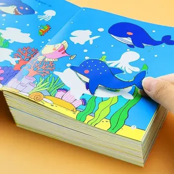 3200 Lakštai Mielas Anime Lipdukai Vaikų Koncentracija Mokymo aplinkosaugos ¾enklelis Knyga Visų 18 Tomų Kūdikių Studentų Lipdukai Vaikų Knygų