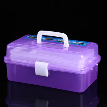 32x18x14cm Multi-tinklelis Plastikiniai dėklai Namų Nešiojamų Lauke Makiažas Laikymo Dėžutė Mažos Bakalėjos Dėžutė Papuošalų Dėžutė Įrankių dėžė