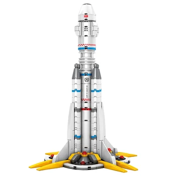 332pcs SEMBO Klajojo Žemėje Kosmodromas Space Shuttle Pradėti Centras Raketų įrangos pardavimas, biuro įrangos Kūrimo Blokus, Plytas, Vaikams, Žaislai Vaikams