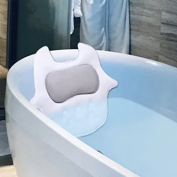 3D Pelėda Vonia Pagalvė Minkšta, neslidžia Vonios Pagalvė atspari Vandeniui Pagalvėlės Kaklo Pagalvėlė Su Atlošais siurbtukas Namų, Spa Viešbutis