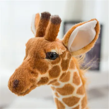 3D modeliavimas giraffeanimal kirtimo pliušinis žaislas iškamšos mielas peluches grandes kambaryje namų dekoro gimtadienio dovana kūdikio juguetes