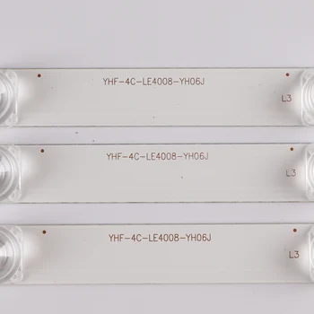 3PCS/set LED apšvietimo juostelės Toshiba 40l2600 L40d2900f 40d2900 L40S4900FS