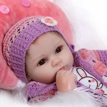 40cm bebe lėlės reborn bamblys minkšto silikono vinilo reborn baby žaislas Boneca mados princesė baby doll mergina žaislas gimtadienio dovana
