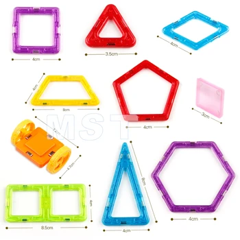 415PCS Mini Magnetinio Dizaineris Statyba Blokai, Statyba Nustatyti Magnetas Modeliai Magnetinės Lazdelės Magnetas Žaislai, Žaidimai Vaikams Vaikams