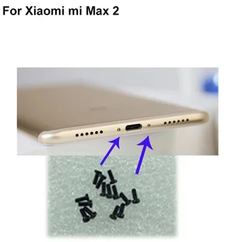 4PCS Už Xiaomi Mi Max 2 Apačioje Dokas Varžtai Korpuso Varžtas nagų tack Už Xiaomi Mi Max 2 Max2 Mobilieji Telefonai