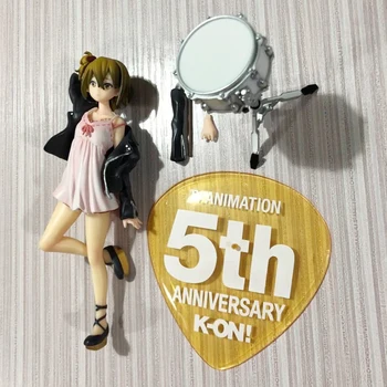 5-asis Jubiliejus Azusa Nakano K-Anime Pav Mio Akiyama Ritsu Tainaka PVC 1/8 Mergina Muzikos Modelis Žaislas Pilnas Kolekcijas