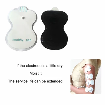 50/100vnt Elektrodų Pagalvėlės Dešimtis Akupunktūra Silikono Slimming Massager Skaitmeninis Terapijos Aparatas Myostimulator Lipnus Gelis