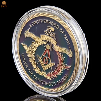 5VNT Pasaulio Masonai, Masinu Broliai Kultūrinių Įsitikinimų Aukso Monetą Simbolinis Kolekcija