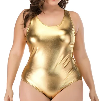 5XL maudymosi kostiumėlį Moterų Plius Dydis maudymosi kostiumėlį 2020 M. Vasarą Vienas Gabalas Blizga Aukso Maudymosi Kostiumai Derliaus Monokini maudymosi Kostiumėliai Paplūdimio Drabužiai Plaukti