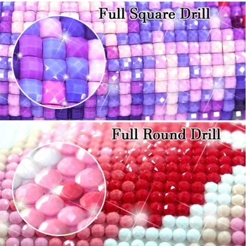 5d kvadratiniu /apvalus Deimantas Tapybos Futbolo Diamond Siuvinėjimo Animacinį Paveikslėlį, kalnų krištolas Rankų darbo Diamond Mozaika