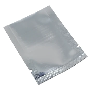 5x7cm (1.9x2.7inch) 500Pcs Plastiko Aišku Atidarykite Viršų Aliuminio Folija, fasavimo Maišeliai Mylar Folijos Pakuotės Maišelis, skirtas Pupelių Užkandis Paketas