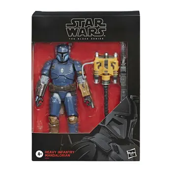 6 colių Hasbro Star Wars, Kad Mandalorian Sunkiųjų pėstininkų pvc Veiksmų Skaičius, Renkant žaislus kalėdų dovana su dėžute
