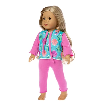 6Pcs/Kostiumą Drabužių American girl 18inch lėlės drabužiai vaikams geriausia dovana