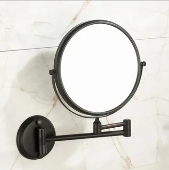 8 colių vonios veidrodis 360 ištraukiama sienos montuojamas 1X/3X kosmetikos makiažas du kartus susidūrė su led veidrodis vonios kambario aksesuarai