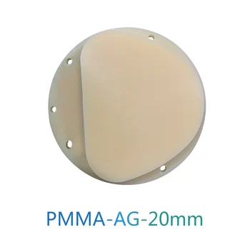 89*71*20mm Akrilo PMMA Diską Amann Girrbach Dantų Frezavimo Lab A1/A2/A3/A3.5/A4/B1/B2/B3/B4 D Formos Pmma Diskai
