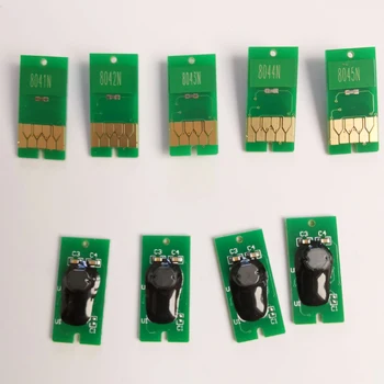 9 spalvų resettable chip epson surecolor P6000 P8000 rašalo kasetė gali būti resetted pagal žetonų resetter