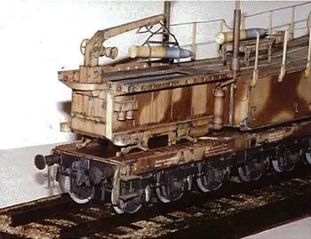 90cm II Pasaulinio Karo vokietijos Armijos K5 Traukinio Ginklą Leopold 