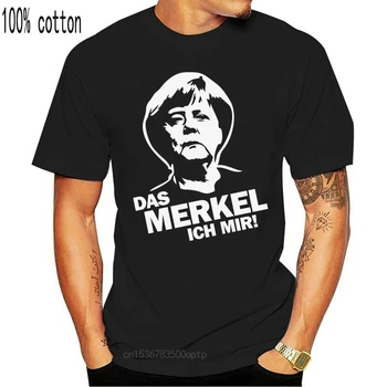 A. Merkel Aš Angela Merkel Politinės Satyros Politikos Priežodžiai Šūkis Įdomus T-Shirt, Derliaus Tee Marškinėliai