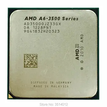 AMD A6-Series A6 3500 2.1 GHz Triple-Core CPU Procesorius AD3500OJZ33GX Socket FM1