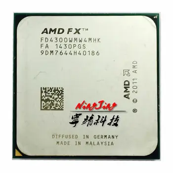 AMD FX-Series FX-4300 FX 4300 3.8 GHz Quad-Core CPU Procesorius FD4300WMW4MHK Socket AM3+