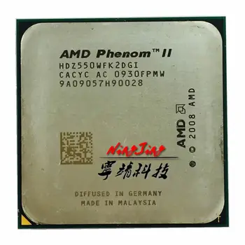 AMD Phenom II X2 550 3.1 GHz, Dual-Core CPU Procesorius HDZ550WFK2DGI /HDX550WFK2DGM Socket AM3