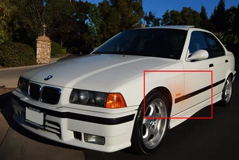ANGRONG 2x Gintaro LED Šoniniai Gabaritiniai Indikatorius Kartotuvas Šviesos BMW M3 X5 E53 3 Serijos E36