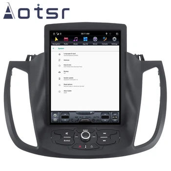 AOTSR Android 9.0 Tesla stiliaus 4G+64GB Automobilių GPS Navigacija Ford KUGA 2013-2018 m. Galvos Vienetas magnetofonas Multimedijos Grotuvas Radijas