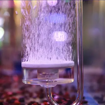 Akvariumą Co2 Burbuliukų Difuzorius Oro Burbulas Disko Purkštukai Arcylic Vamzdis su Siurbimo