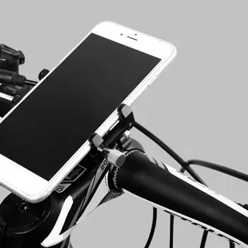 Aliuminio Motociklas Dviratis Dviračio Laikiklį, Pritvirtinkite Rankenos Už Mobilųjį Telefoną, GPS Montavimo rėmas atsparus smūgiams