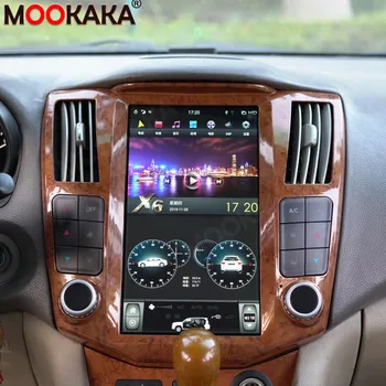 Android 9.0 4+128G Automobilių GPS Navigacijos Automobilinį DVD Grotuvą, Lexus RX RX300 RX330 RX350 RX400H 2003-2007 radijas stereo Galvos vienetas dsp