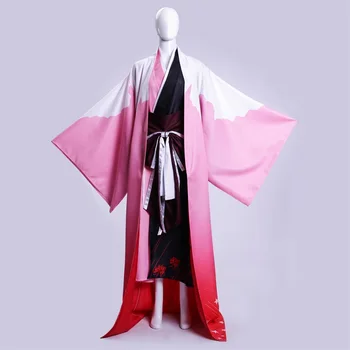 Anime Bungo Benamių Šunų skaičius Ozaki Koyo Higannbana Kimono Cosplay Kostiumų individualų užsakymą
