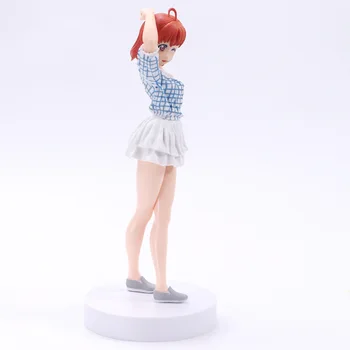 Anime Love Live Saulės EXQ A2 Aqours Takami Chika PVC figūrėlių, Kolekcines, Modelis Vaikams, Žaislai, Lėlės 23CM