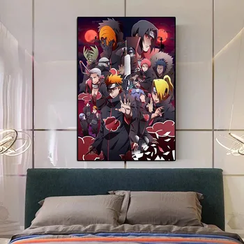 Anime Naruto Kakashi Drobės Tapybos Paveikslas Plakatai ir Spausdina Cuadros Sienos Meno Nuotrauką Kambarį Namo Apdaila Neįrėminti