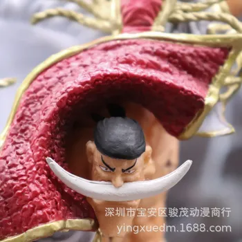Anime One Piece Balta barzda Tėtis Edvardas Newgate Statula PVC Veiksmų Skaičius, Kolekcines, Modelis Žaislai Statulėlės Lėlės 29cm