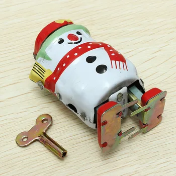 Antikos Stiliaus Alavo žaislai, Robotai, vėjo iki žaislai vaikams, namų dekoro metalo amatų MS253 sniego robotas