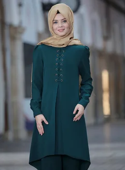 Apranga moterims šalis drabužių viršuje kelnės dviejų dalių rinkinys, plius dydžio kietosios abaja ramadanas EID kaftan skraiste maroko dubajus islamo Judaistikos