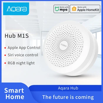 Aqara Hub M1S Mi Vartai Zigbee 3.0 ryšio Mijia Smart home dirbti su Mijia Temperatūros ir Drėgmės jutiklis durų windows jutiklis