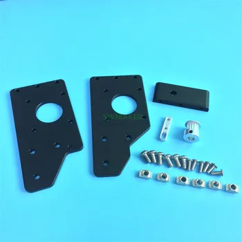 Atnaujinti Aliuminio reguliuojamas Y ašis diržo įtempėjas su Variklio laikiklis laikiklis 2040 Aliuminio Profilio 3D spausdintuvo dalys